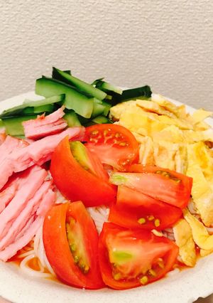 冷やしキムチ素麺-レシピのメイン写真