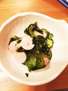 簡単きゅうりとわかめの酢の物-レシピのメイン写真