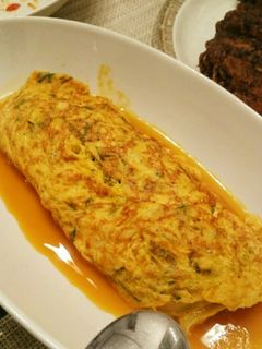 しらすと大葉のチーズオムレツ-レシピのメイン写真