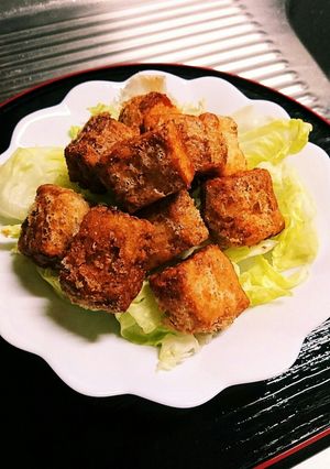 栃尾の油揚げの唐揚げ-レシピのメイン写真