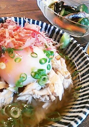 冷やしねこまんま(ФωФ)夏の簡単朝ご飯-レシピのメイン写真