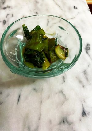 ＊梅オイソースの青梗菜-レシピのメイン写真