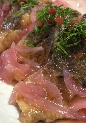 揚げサバの 梅なんばん-レシピのメイン写真