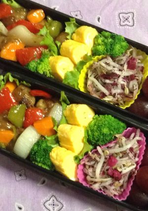 陸上部男子中高生のお弁当-レシピのメイン写真