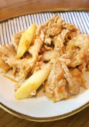 お弁当に!梅でうめぇ♪豚とネギの照り焼き-レシピのメイン写真