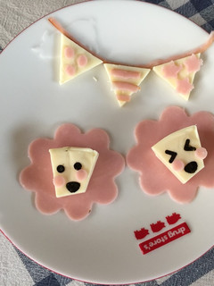 6Pチーズでライオンさん-レシピのメイン写真