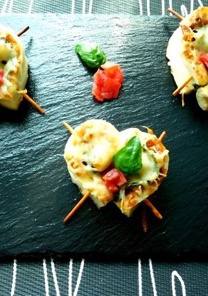 パクッと丸ごと梅ちくわのピッツァ風-レシピのメイン写真