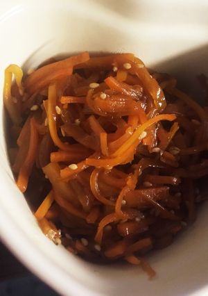 【お弁当/冷凍】にんじんのきんぴら-レシピのメイン写真