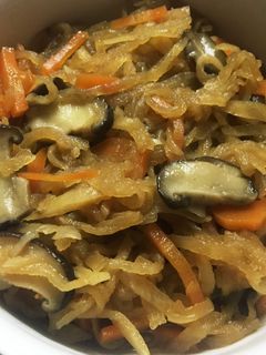 【お弁当/冷凍】切り干し大根-レシピのメイン写真