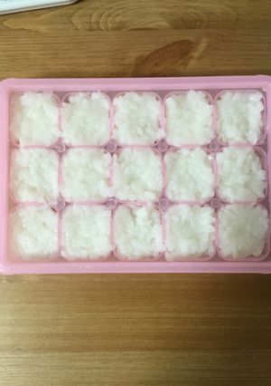 【離乳食】15分でレンチン軟飯-レシピのメイン写真