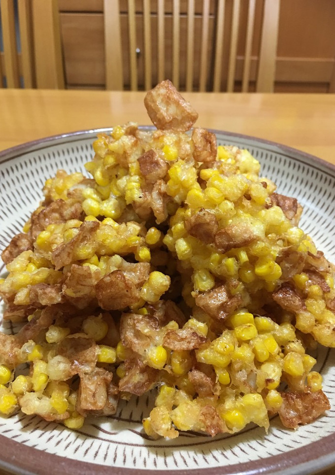 初夏限定♪とうもろこしとちくわのかき揚げ-レシピのメイン写真