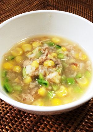 離乳食 後期 レンジで簡単夏野菜そうめん-レシピのメイン写真