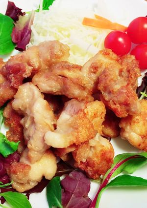 簡単！鳥の唐揚げ☆油大さじ1/2のみ-レシピのメイン写真