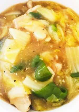 鳥もも白菜ピーマンの鶏肉中華丼-レシピのメイン写真