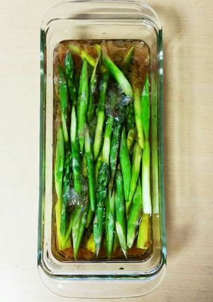 作り置き♪簡単出汁でアスパラのおひたし-レシピのメイン写真