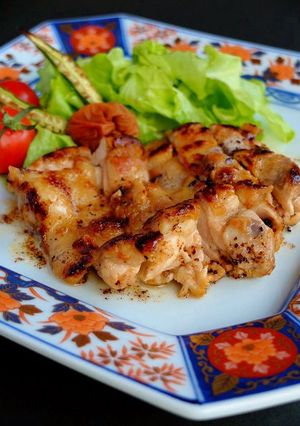 和洋が絶妙☆梅味噌漬けのチキンステーキ！-レシピのメイン写真