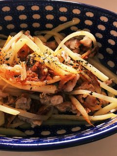 豚肉とジャガイモの炒め物-レシピのメイン写真