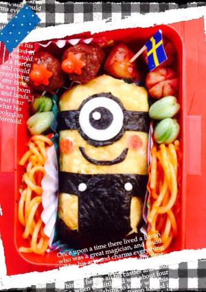 ミニオン オムライス キャラ弁☆-レシピのメイン写真