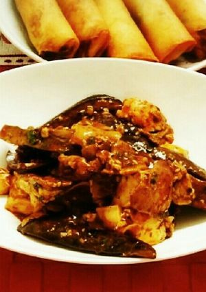 簡単!ご飯が進むナスと豚バラの麻婆風炒め-レシピのメイン写真