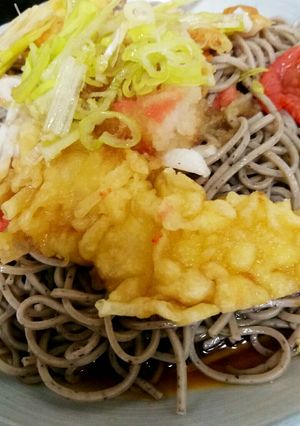 イカ天めんたいこ冷し蕎麦-レシピのメイン写真