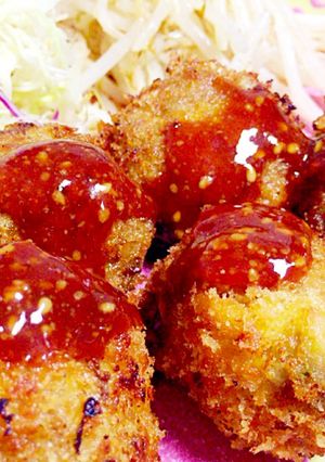 【簡単】☆肉汁たっぷり☆メンチカツ！-レシピのメイン写真