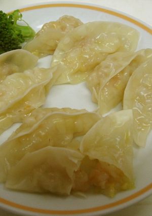 プリップリ♪エビたっぷり蒸し餃子-レシピのメイン写真