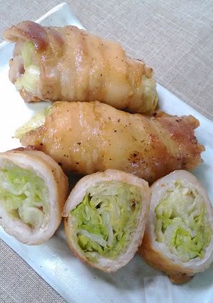 レタスの肉巻き♪-レシピのメイン写真