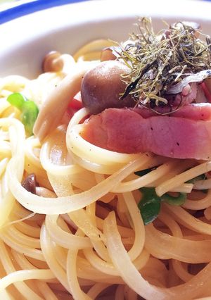 ベーコンとしめじの和風パスタ-レシピのメイン写真