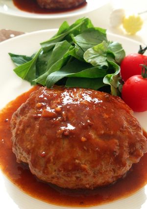 定番美味しい☆煮込みハンバーグ-レシピのメイン写真