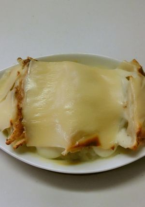 王将の生餃子で！ベシャメルソースドリア-レシピのメイン写真
