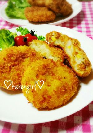 ♡ホクホクポテト&コーンコロッケ♡-レシピのメイン写真