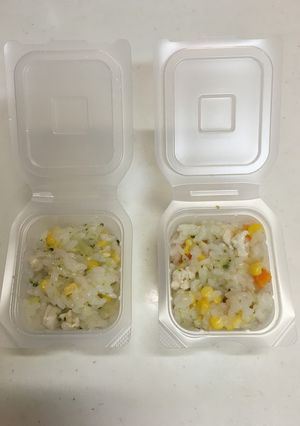 離乳食後期〜 かじきとコーンの雑炊-レシピのメイン写真