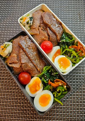 牛カルビ焼肉弁当 M-30-レシピのメイン写真