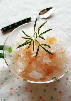 南高梅干しと梅酒のグラニテ-レシピのメイン写真