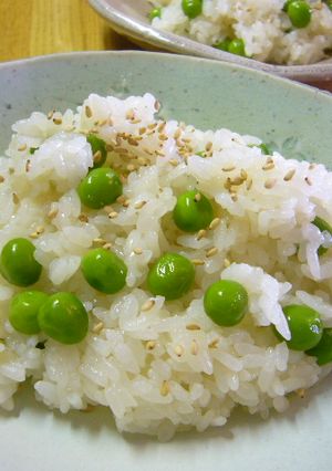 もっちもち！グリーンピースごはん-レシピのメイン写真