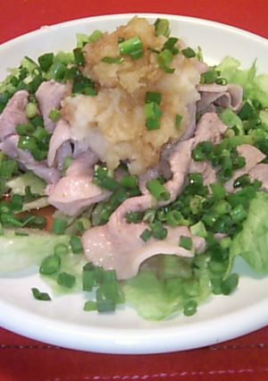 野菜とぽん酢でさっぱり冷しゃぶサラダ♪-レシピのメイン写真