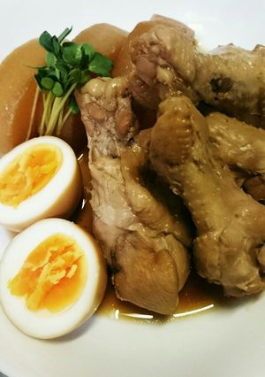 切る!煮る!☆男の簡単手羽大根☆-レシピのメイン写真