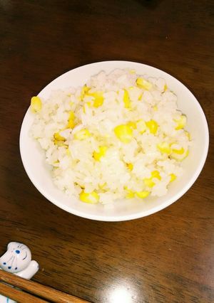 簡単！炊飯器で♪焼きとうもろこしごはん-レシピのメイン写真