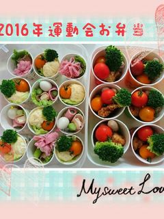 運動会お弁当☆2016-レシピのメイン写真