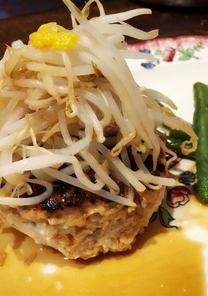 さっぱりヘルシー☆もやしONもやしバーグ-レシピのメイン写真