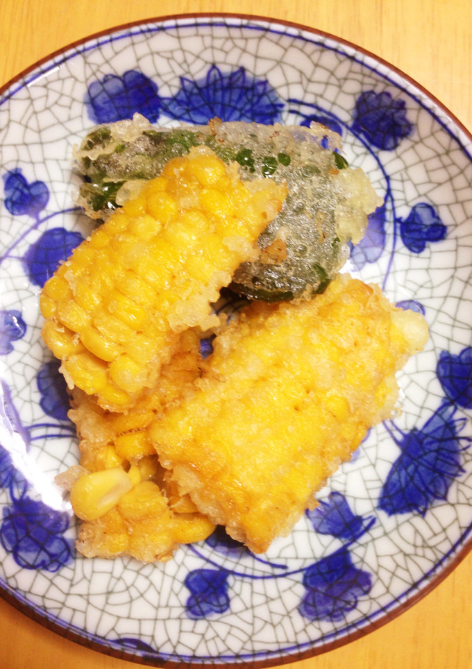 我が家のとうもろこしの天ぷら-レシピのメイン写真