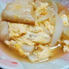 新玉ねぎと麩の卵とじ-レシピのメイン写真