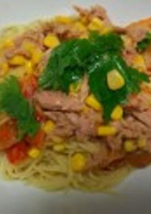 超簡単☆キムチとツナのパスタ-レシピのメイン写真