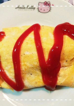 簡単！コールスローチーズオムレツ-レシピのメイン写真