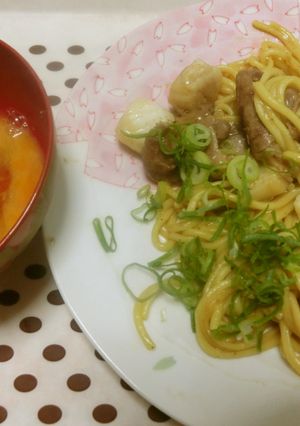 干しエビ入り　あんかけカレー焼きそば-レシピのメイン写真