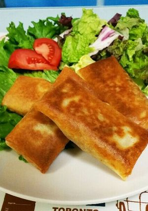 カレーリメイク❤(カレー春巻き)-レシピのメイン写真