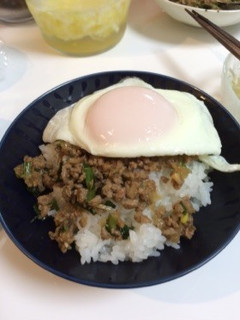 ニラそぼろご飯-レシピのメイン写真