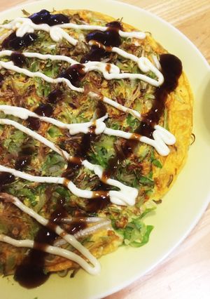 食費節約 もやしキャベツ卵焼き-レシピのメイン写真