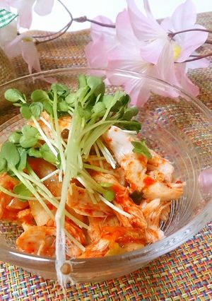 簡単ささみキムチ-レシピのメイン写真