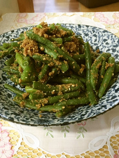 いんげんの味噌胡麻和え-レシピのメイン写真